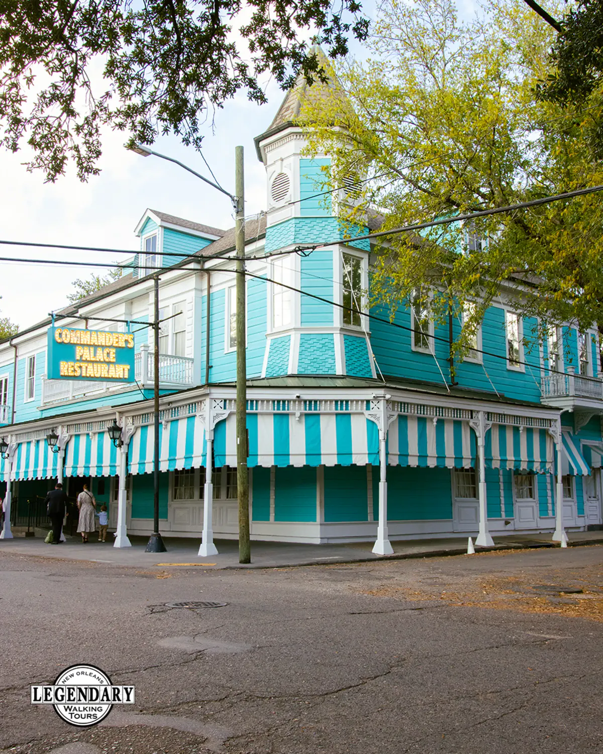 Commander's Palace restaurant in the Garden District