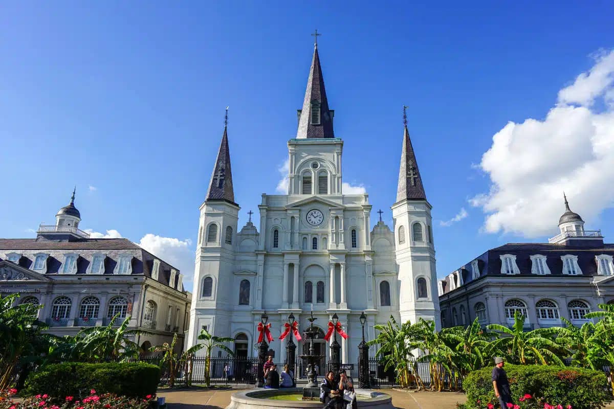 Historic churches in New Orleans St. Louis Cathedral