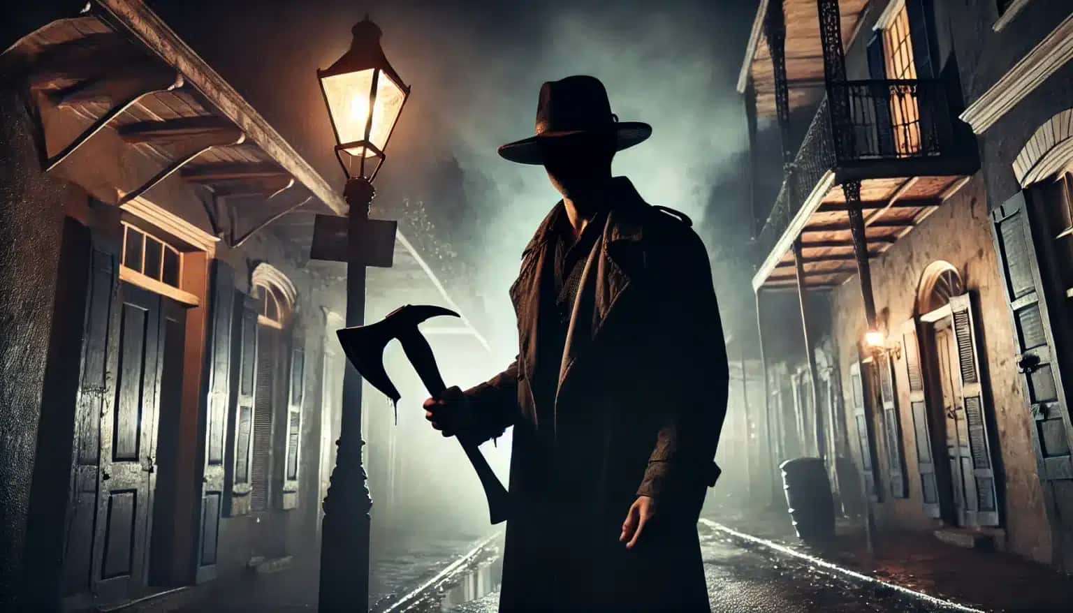 Illustration of the Axeman of New Orleans