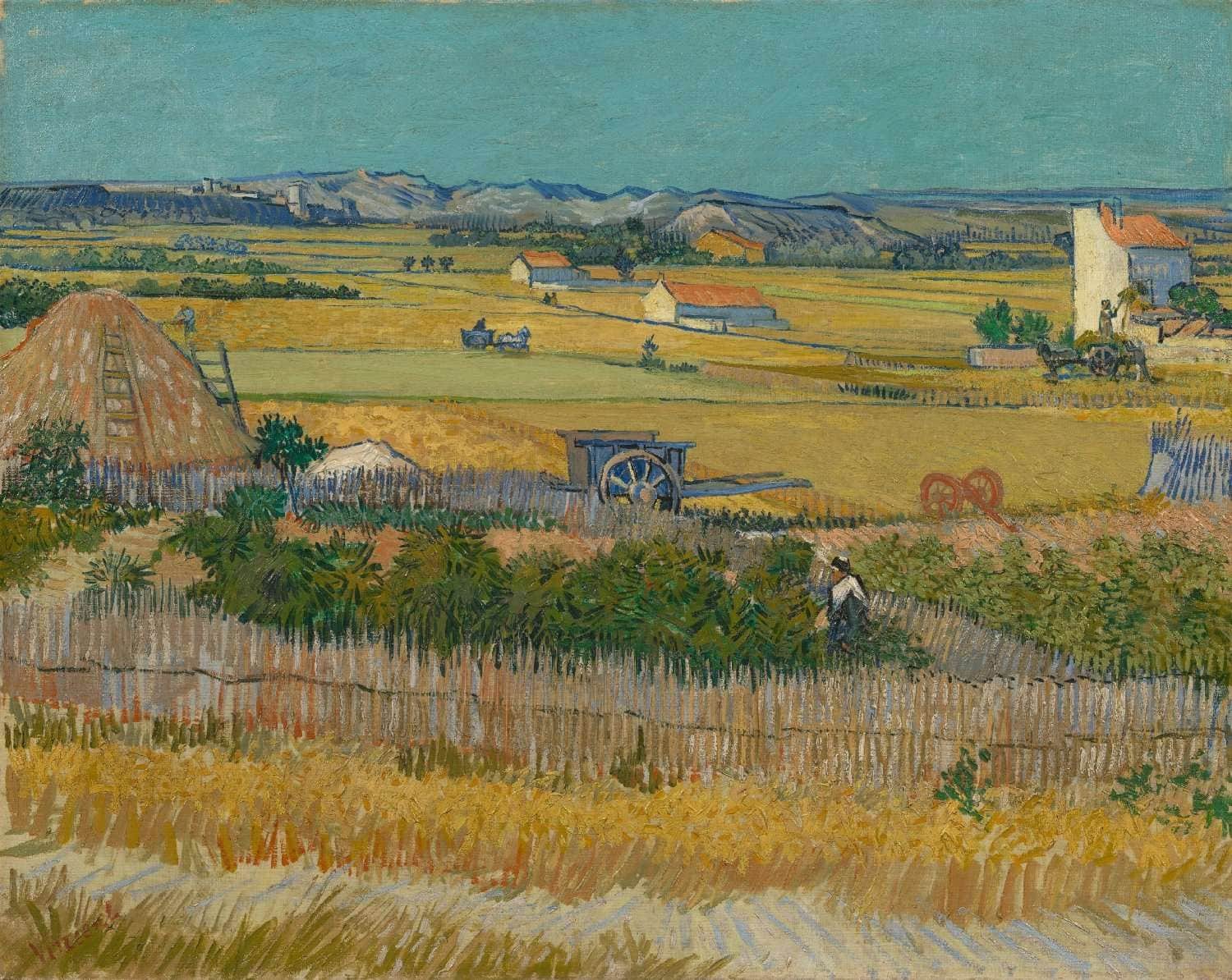 'The Harvest' by Van Gogh, from the Van Gogh museum in Amsterdam