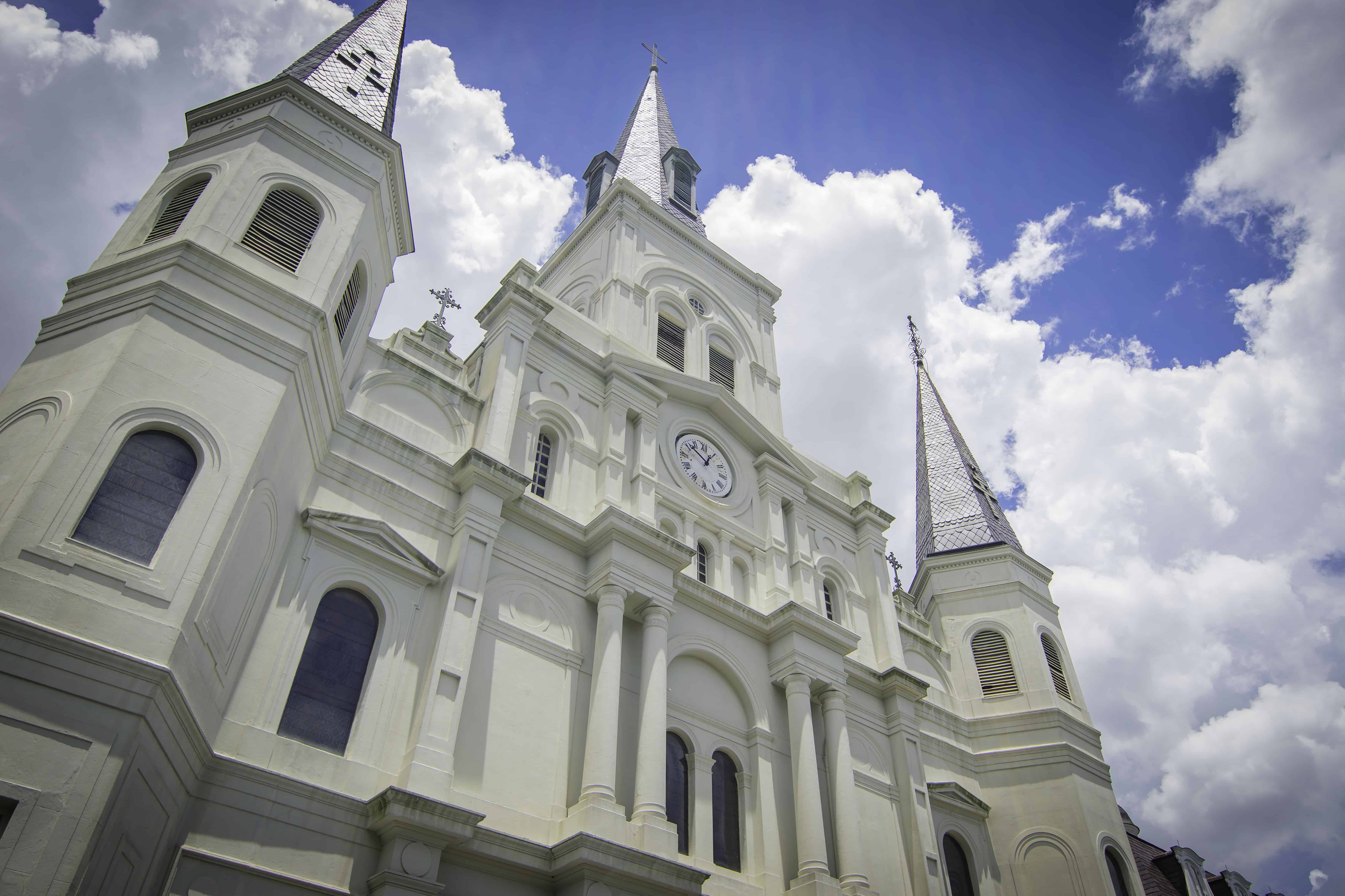 Historic churches in New Orleans St. Louis Cathedral